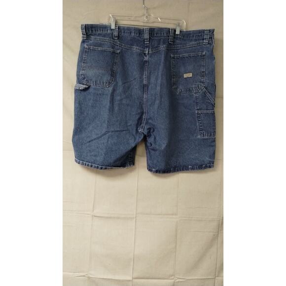 GAP 1969 Shorts Mens 30r Blue Dark Wash Perfect Boot Measured 32 - Picture 2 of 9